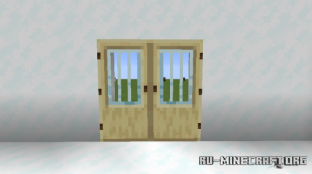 Скачать Modern Glass Doors для Minecraft 1.14.4