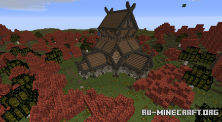  Norse Hall  Minecraft