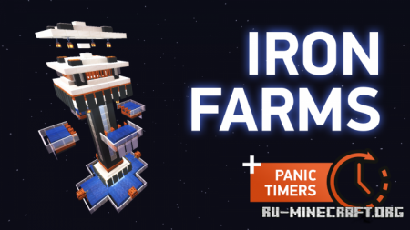  Iron Farms with Panic Control  Minecraft