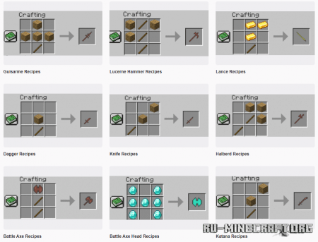Скачать TrinityWeapons для Minecraft 1.14.4