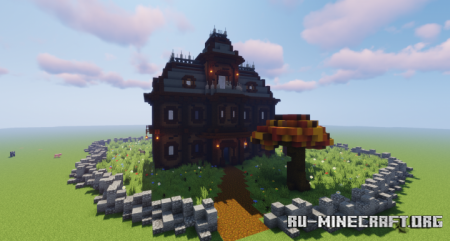 ������� Haunted House - Autumn Tree ��� Minecraft