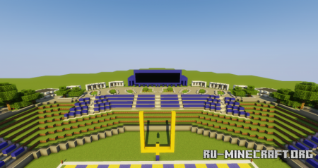 ������� Navy Football Stadium ��� Minecraft