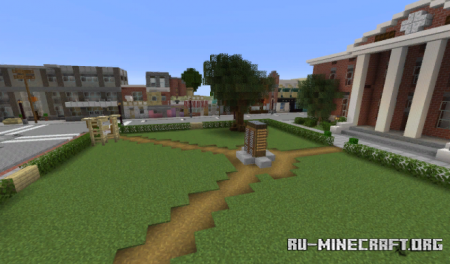 Скачать Back to the Future - Hill Valley 1955 для Minecraft