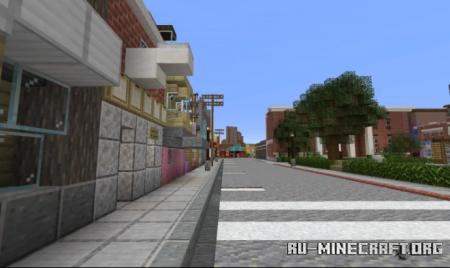 Скачать Back to the Future - Hill Valley 1955 для Minecraft