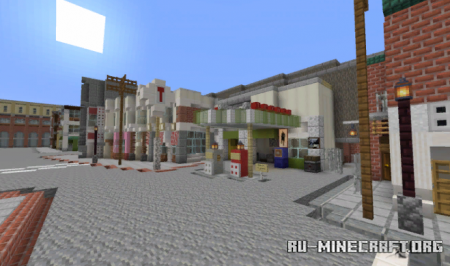 Скачать Back to the Future - Hill Valley 1955 для Minecraft