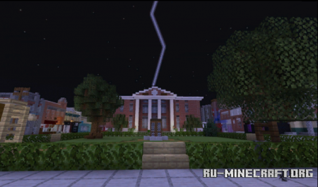 Скачать Back to the Future - Hill Valley 1955 для Minecraft