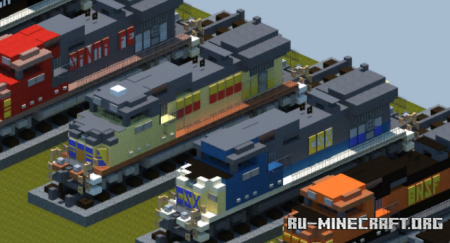 ������� GE Dash-9 Diesel Locomotive ��� Minecraft