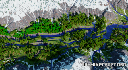 Скачать Jungle River Valley для Minecraft
