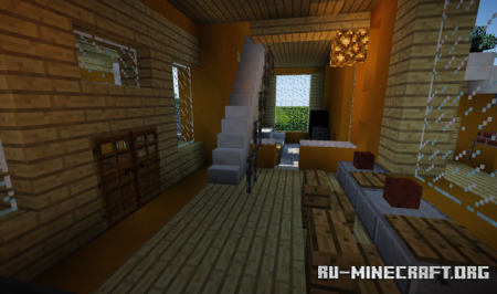  Yellow Country Gable Alpine Home  Minecraft