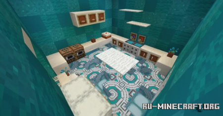 Скачать Underwater Secret Base by DarkAngel662 для Minecraft