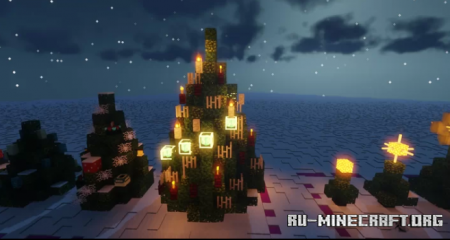������� 10 Easy Christmas Decoration Ideas ��� Minecraft