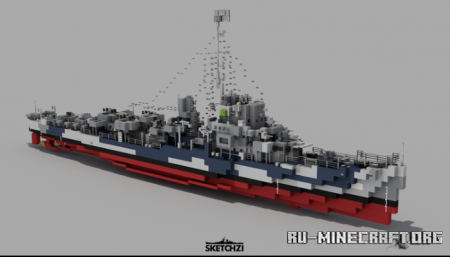 ������� USS Slater (DE-766) ��� Minecraft
