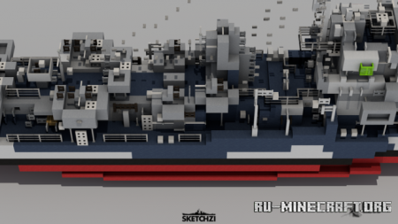������� USS Slater (DE-766) ��� Minecraft