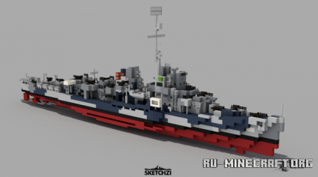 ������� USS Slater (DE-766) ��� Minecraft