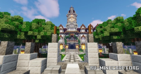  Clock Tower Hub  Minecraft
