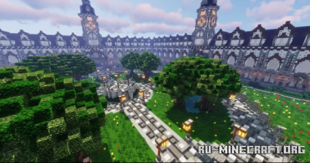  Clock Tower Hub  Minecraft