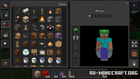 Скачать Dark Mode для Minecraft PE 1.14