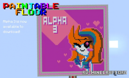 ������� Paintable Floor ��� Minecraft