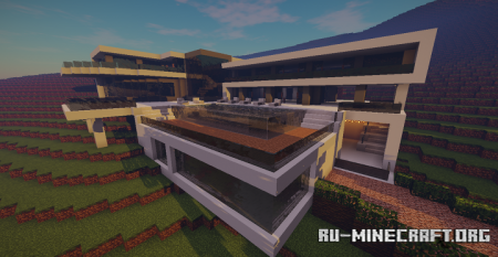 ������� Modern Mansion In Berverly Hills ��� Minecraft