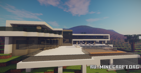 ������� Modern Mansion In Berverly Hills ��� Minecraft