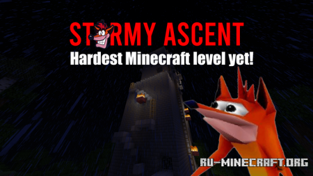 Скачать Stormy Ascent - Crash Bandicoot для Minecraft