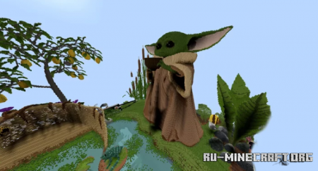  Baby Yoda Art by nazes22  Minecraft