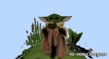  Baby Yoda Art by nazes22  Minecraft