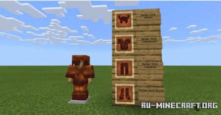 Скачать Molten Gold [16x16] для Minecraft PE 1.14