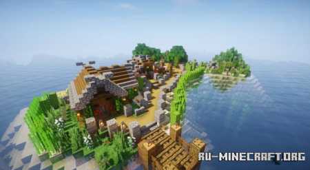  Simple Survival Island Base  Minecraft