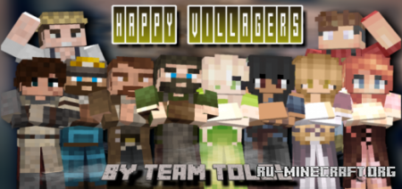  Happy Villagers  Minecraft PE 1.14