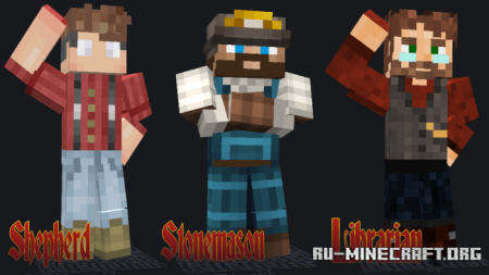 Скачать Happy Villagers для Minecraft PE 1.14