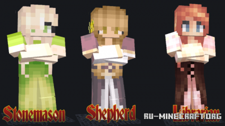 Скачать Happy Villagers для Minecraft PE 1.14