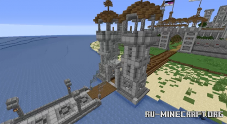  Castle of the island of Endera  Minecraft
