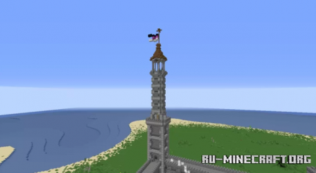  Castle of the island of Endera  Minecraft