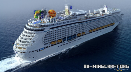 Скачать Mariner of the Seas - Cruise Ship Replica для Minecraft