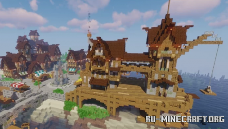 ������� Medieval Dock Island ��� Minecraft