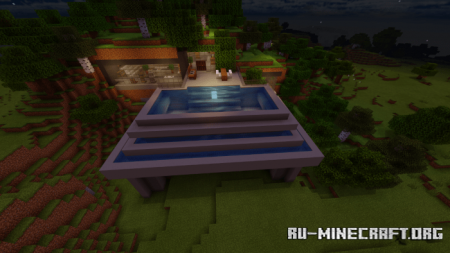 Скачать Large Village In The Mountain для Minecraft PE