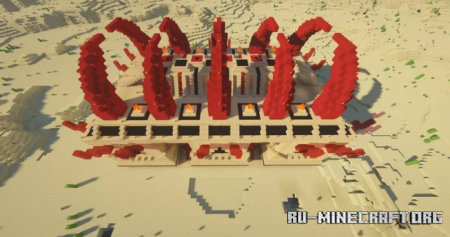  The Burning Desert - Hall of the Banished  Minecraft