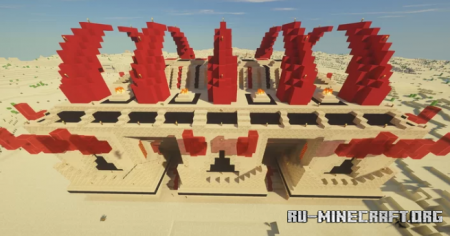  The Burning Desert - Hall of the Banished  Minecraft
