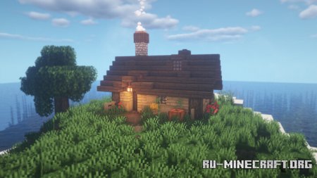  Cottage on Island  Minecraft