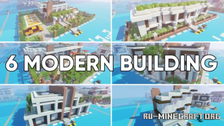  6 Modern Buildings  Minecraft
