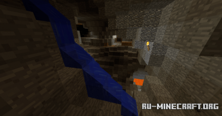 Скачать Worley Caves для Minecraft 1.15.2