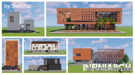 ������� INFINIARCH - Procedural Metropolis ��� Minecraft