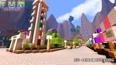 Скачать Colour Park (Theme Park) для Minecraft PE