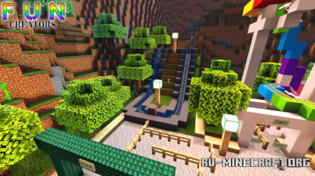 Скачать Colour Park (Theme Park) для Minecraft PE