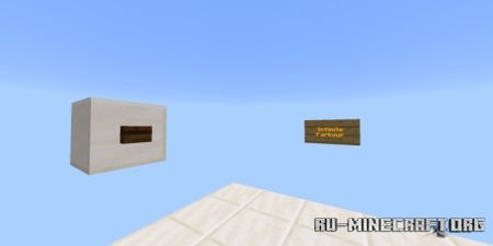 Скачать Infinite Parkour by supertoaster для Minecraft PE