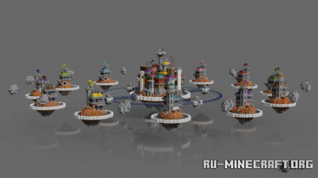  Skywars Space - 12 Islands  Minecraft