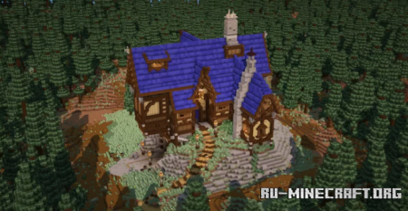  Medieval Inn - Tavern In The Woods  Minecraft