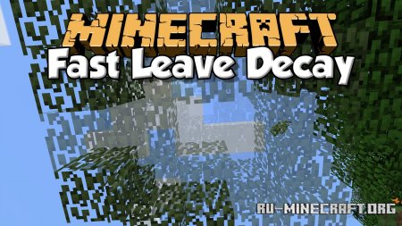  Quick Leaf Decay  Minecraft 1.15.2