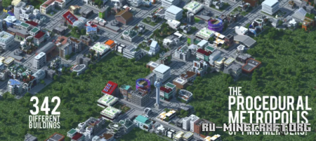 ������� Procedural Metropolis - Infinity Project ��� Minecraft